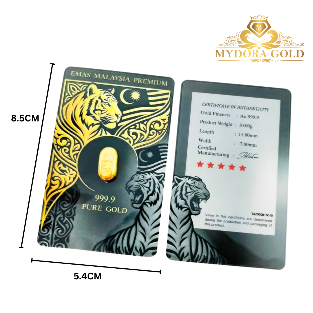 MYDORA Casting Gold Bar 10g 999.9