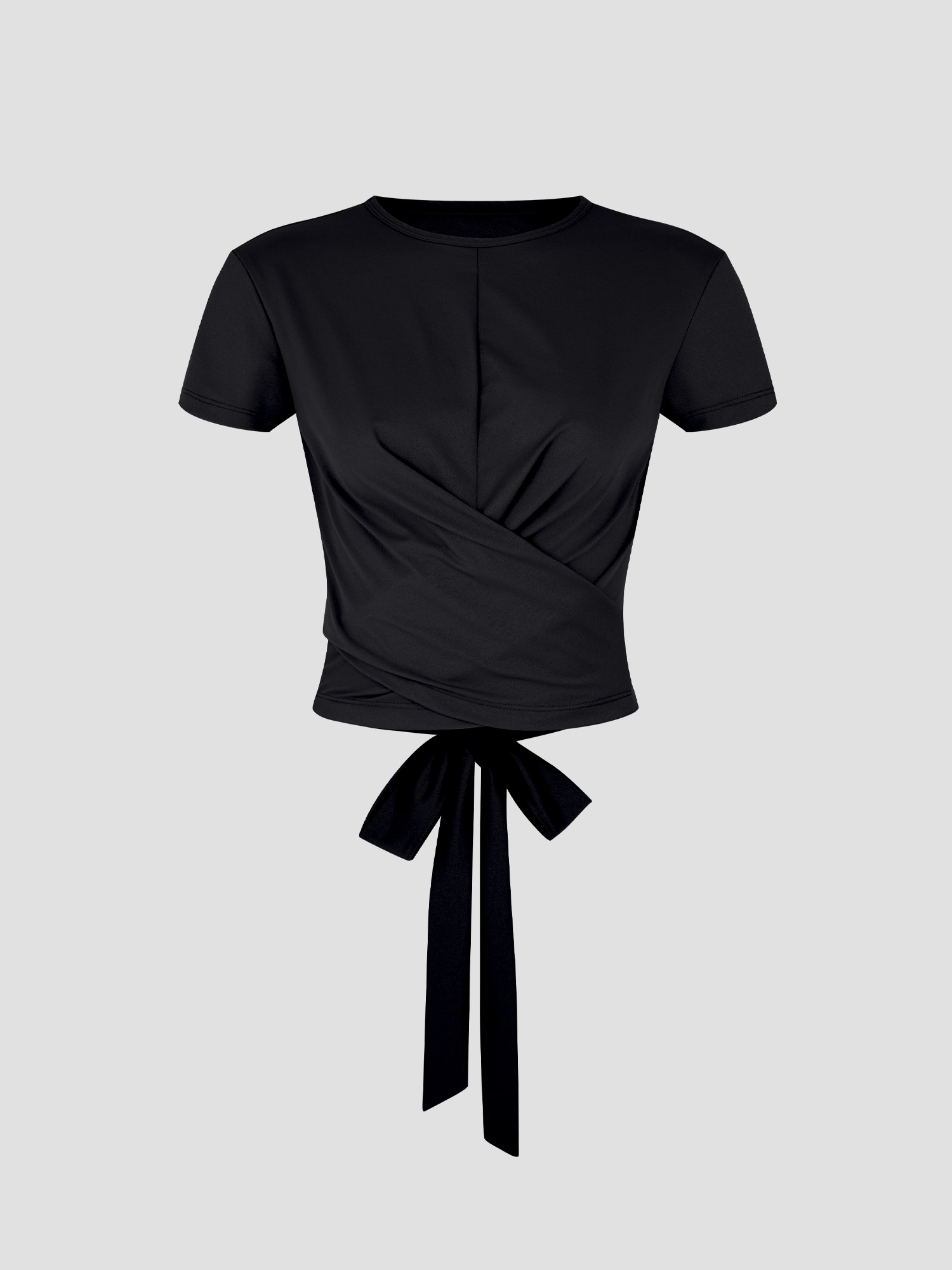 預購_Twist Strap Short Sleeve T-shirt by Conch