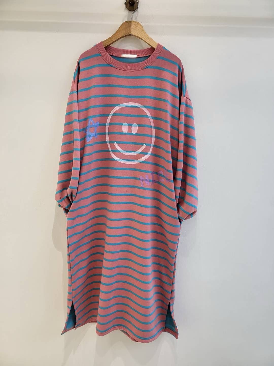 韓國東大門🌸 new design🌸나이스 원피스 OPS​兩邊有口袋 Handpainting