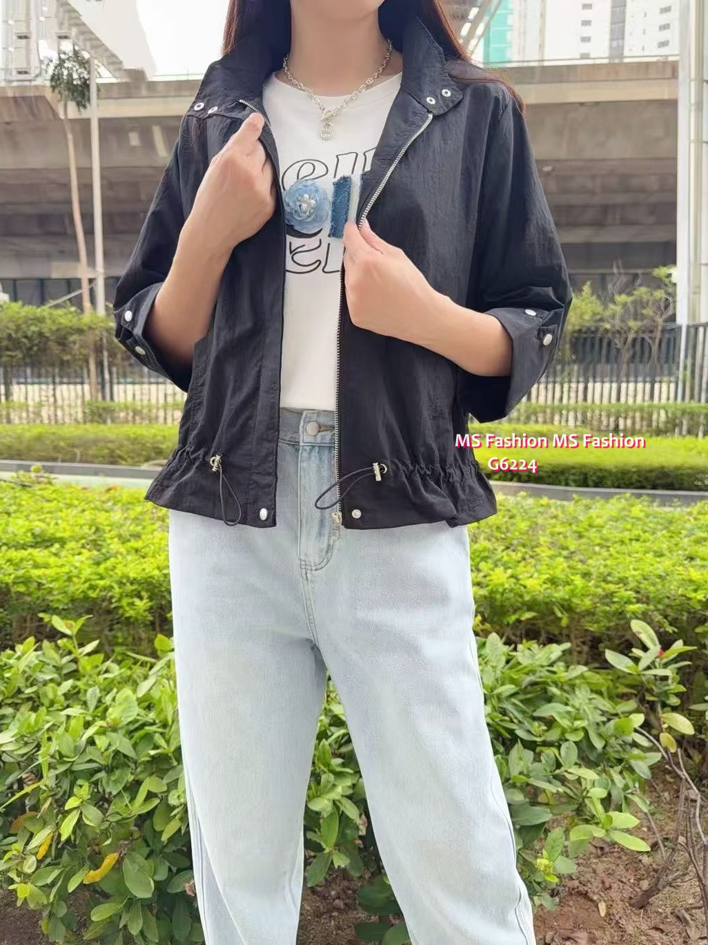 G6224 韓國🇰🇷薄料風褸