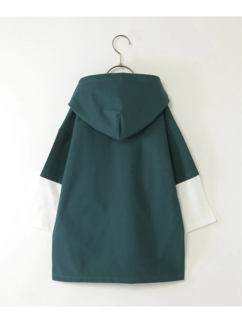 🆕【⭐訂購⭐】  日本直送🌀接觸涼感 疊層六分袖 連帽衫［2款選］🌀[ELDA-0017][260503]