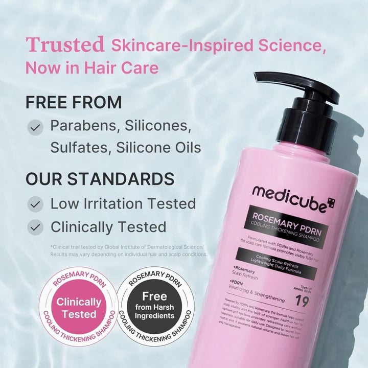 韓國🇰🇷直送✈️Medicube迷迭香PDRN清涼豐盈洗髮水400ml 