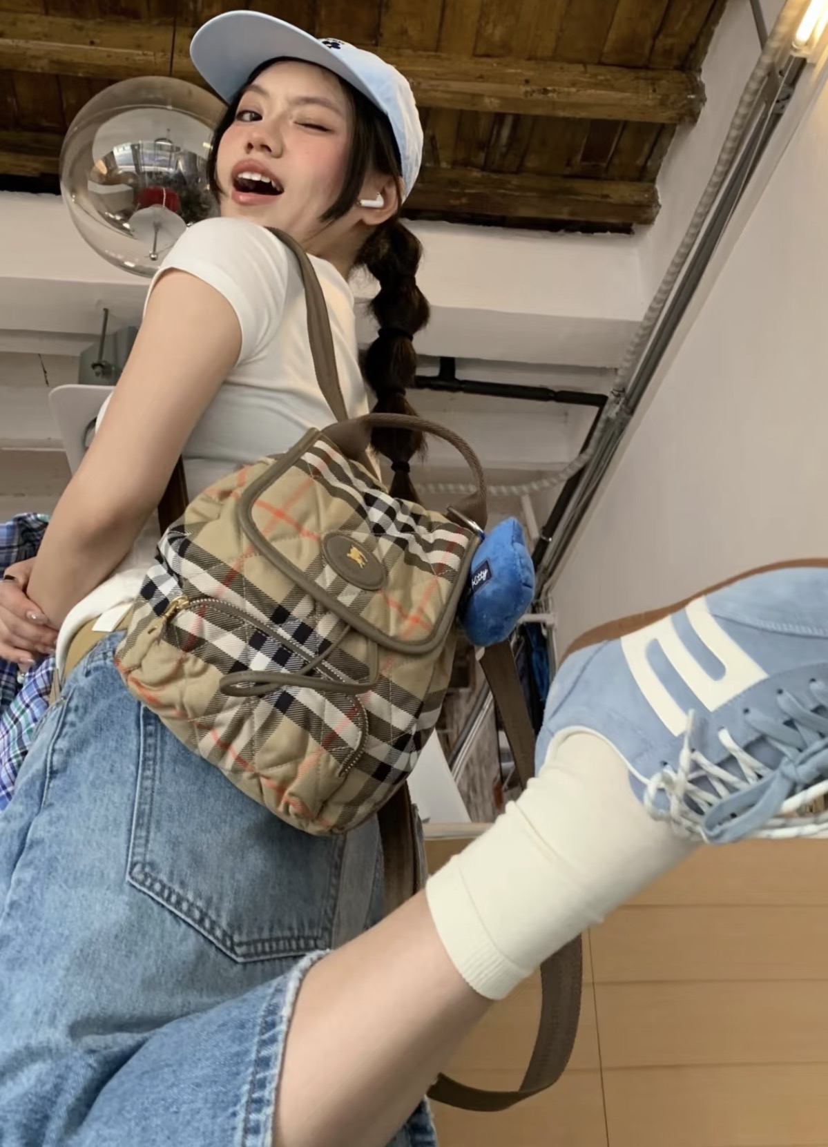 Burberry Mini Horseshoe Backpack