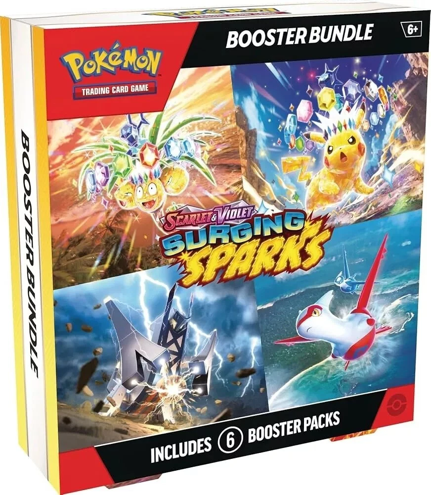 Pokémon TCG SV8 - Surging Sparks Booster Bundle (6 Booster Packs)