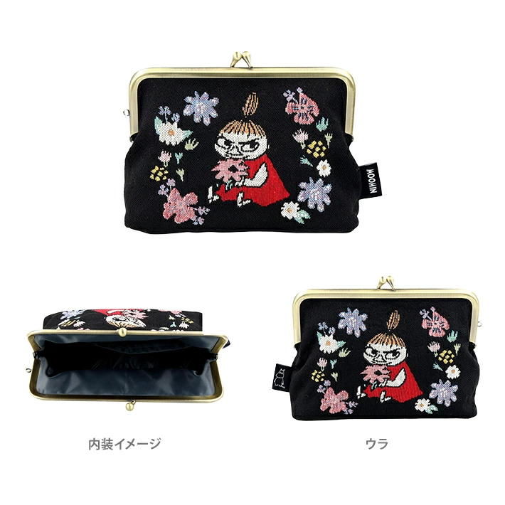 日本直送｜姆明 Moomin Gobelin 織錦刺繡系列 - 扣環錢包