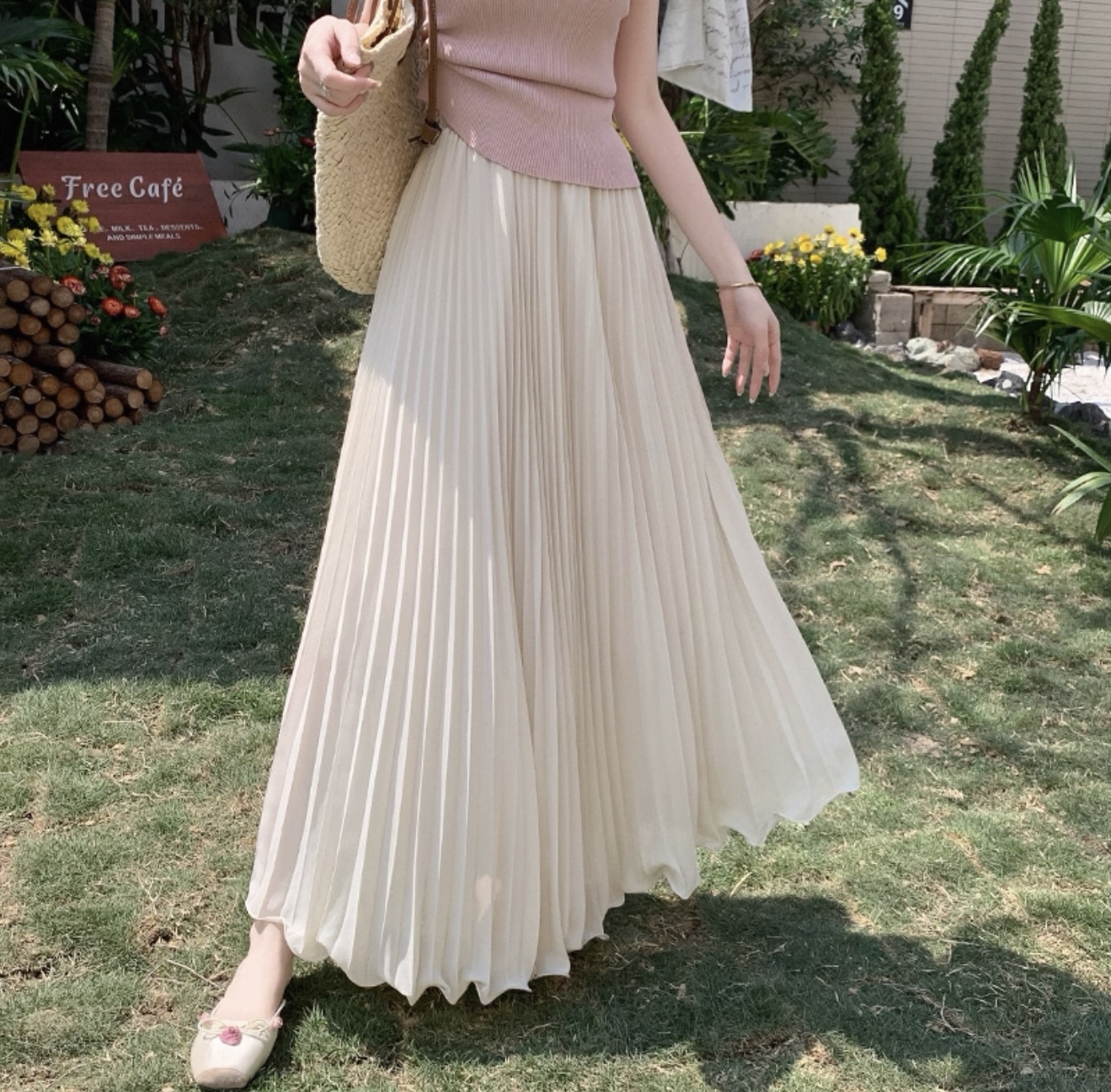 SK230韩系半身长裙