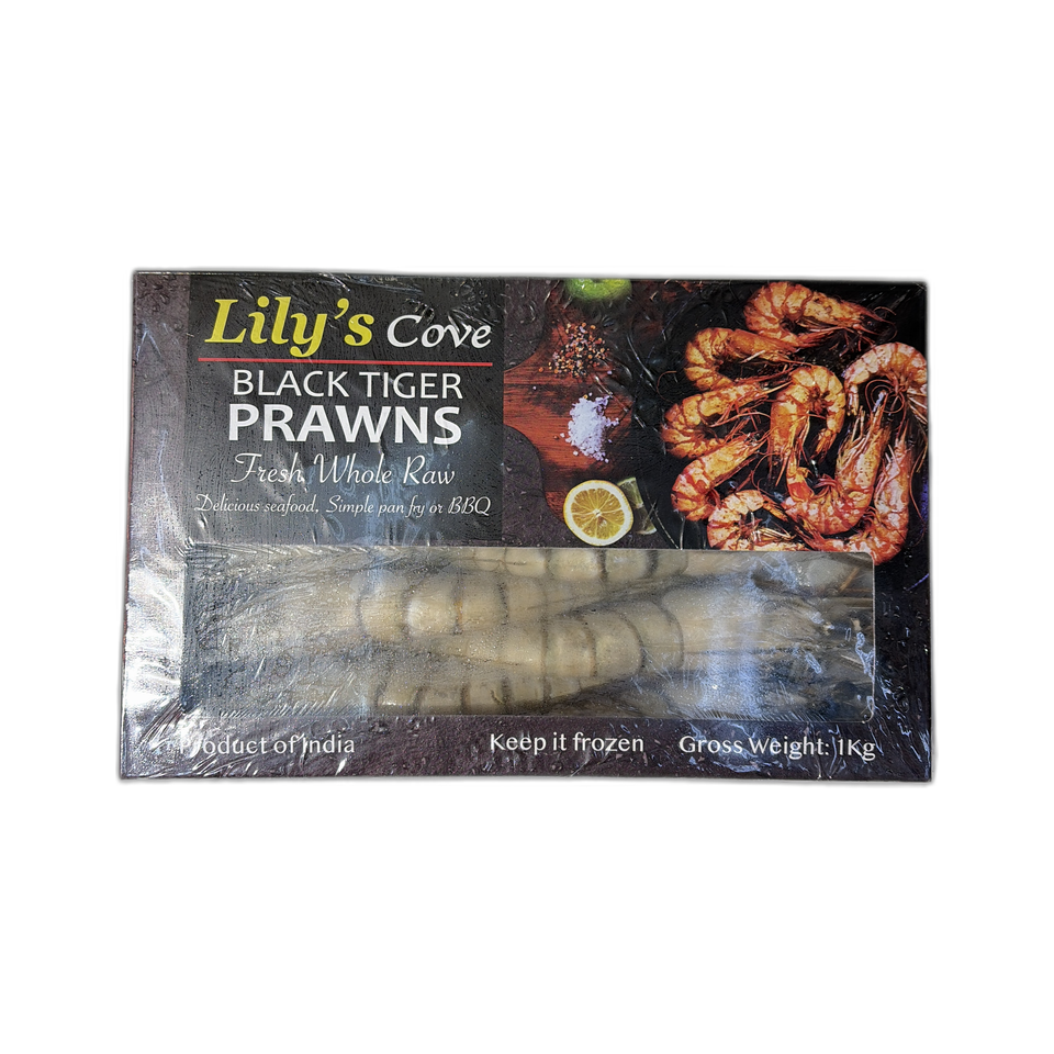 印度Lily's Cove黑虎蝦(10-12隻) 1kg