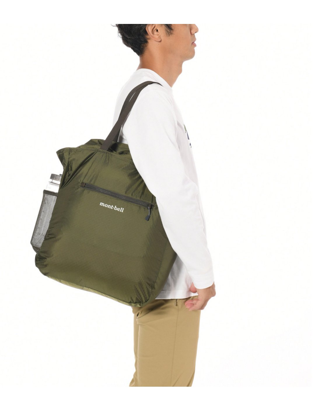 日本代購【 日本直送 Montbell 可摺疊 輕量 Tote Bag (21L大容量) Pocketable Light Tote M size 】