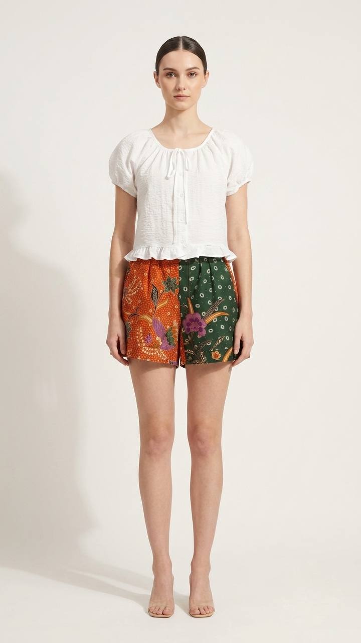 T2678 - Mekar Senja Batik Short 