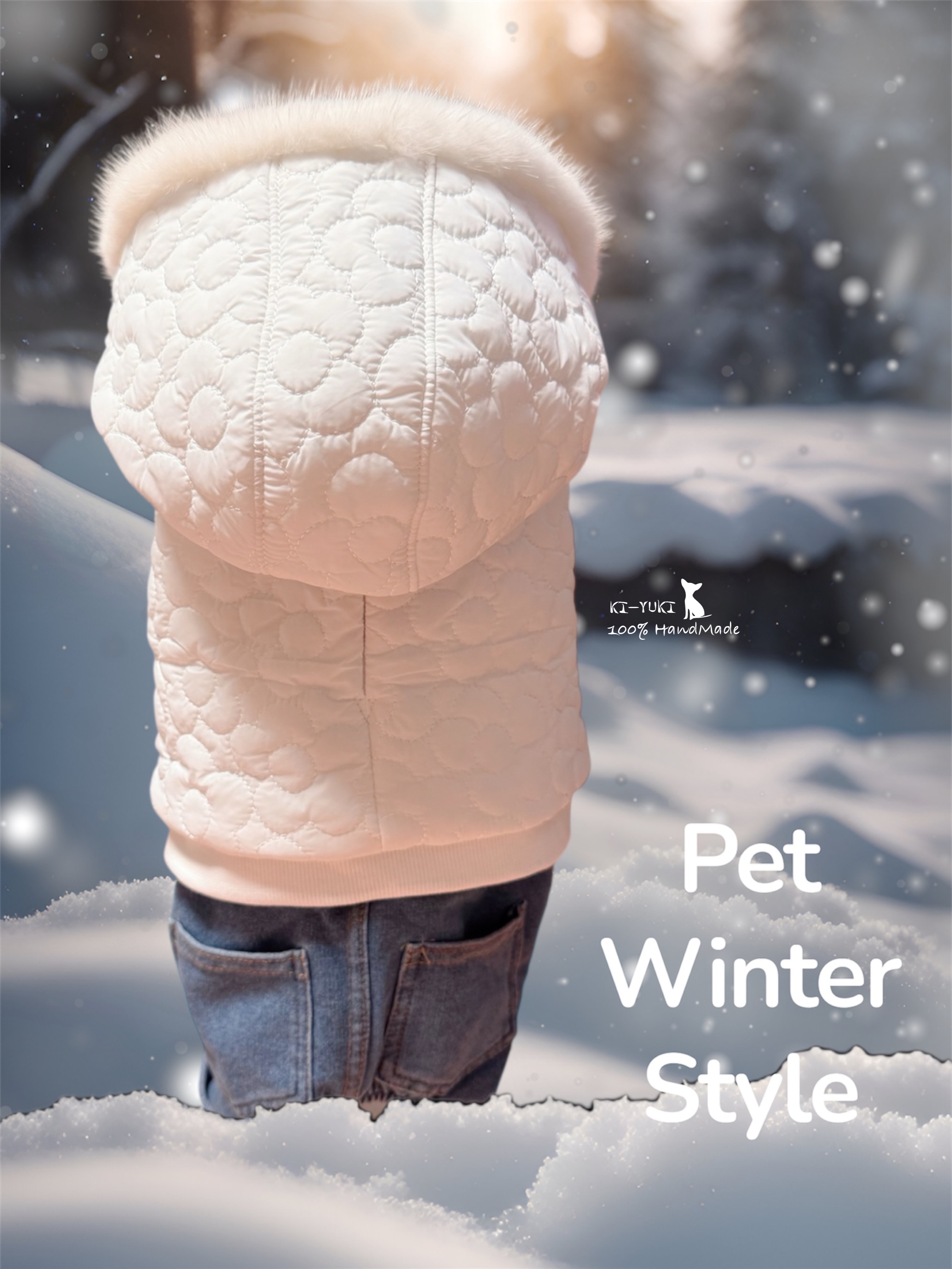 冬季保暖背心外套 背面有開洞可扣拖繩