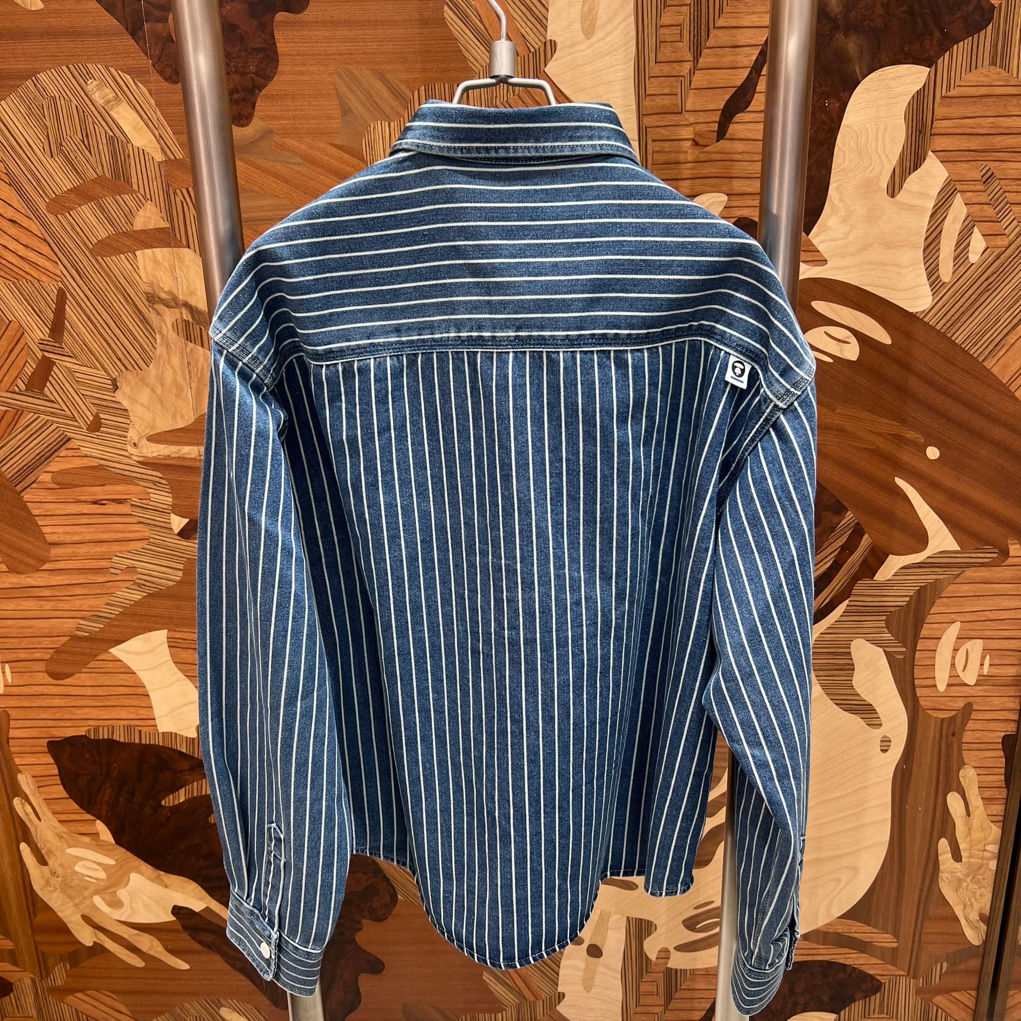 AAPE AAPENOW moonface long sleeve shirt (8558)