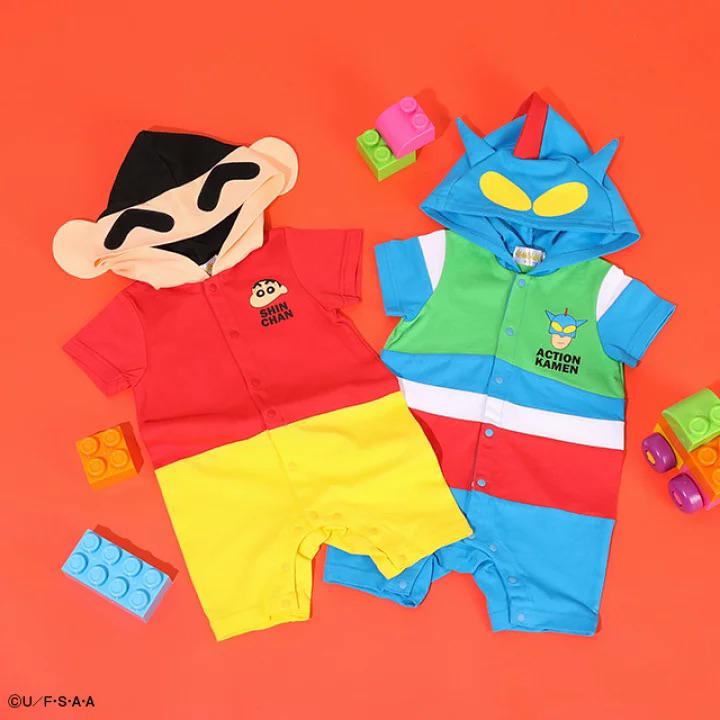 蠟筆小新嬰兒連帽衣 超動感超人2款可選 70-80cm