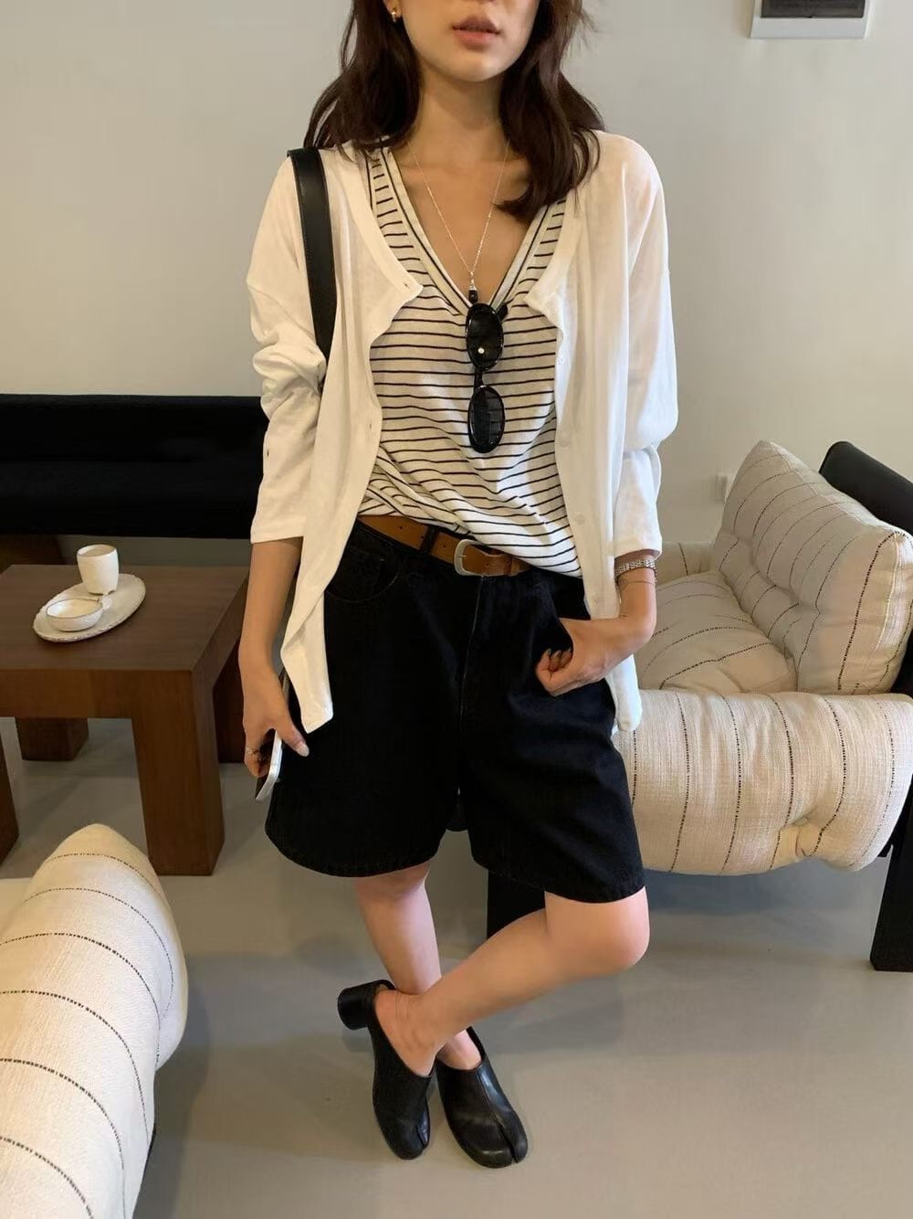 背心+ 外套 set  