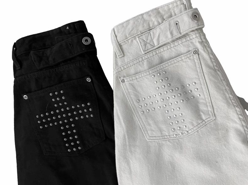 韓國padpad單邊十字架彎刀褲