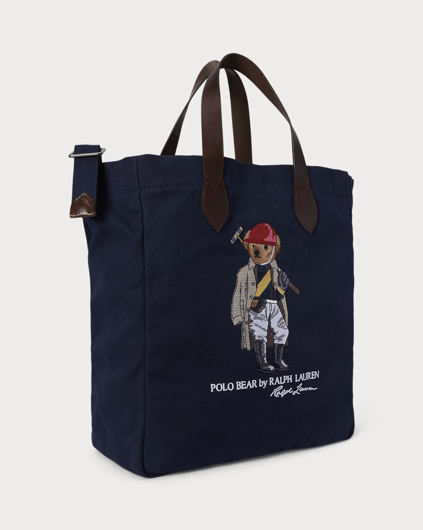 Polo Bear Canvas Shopper Tote