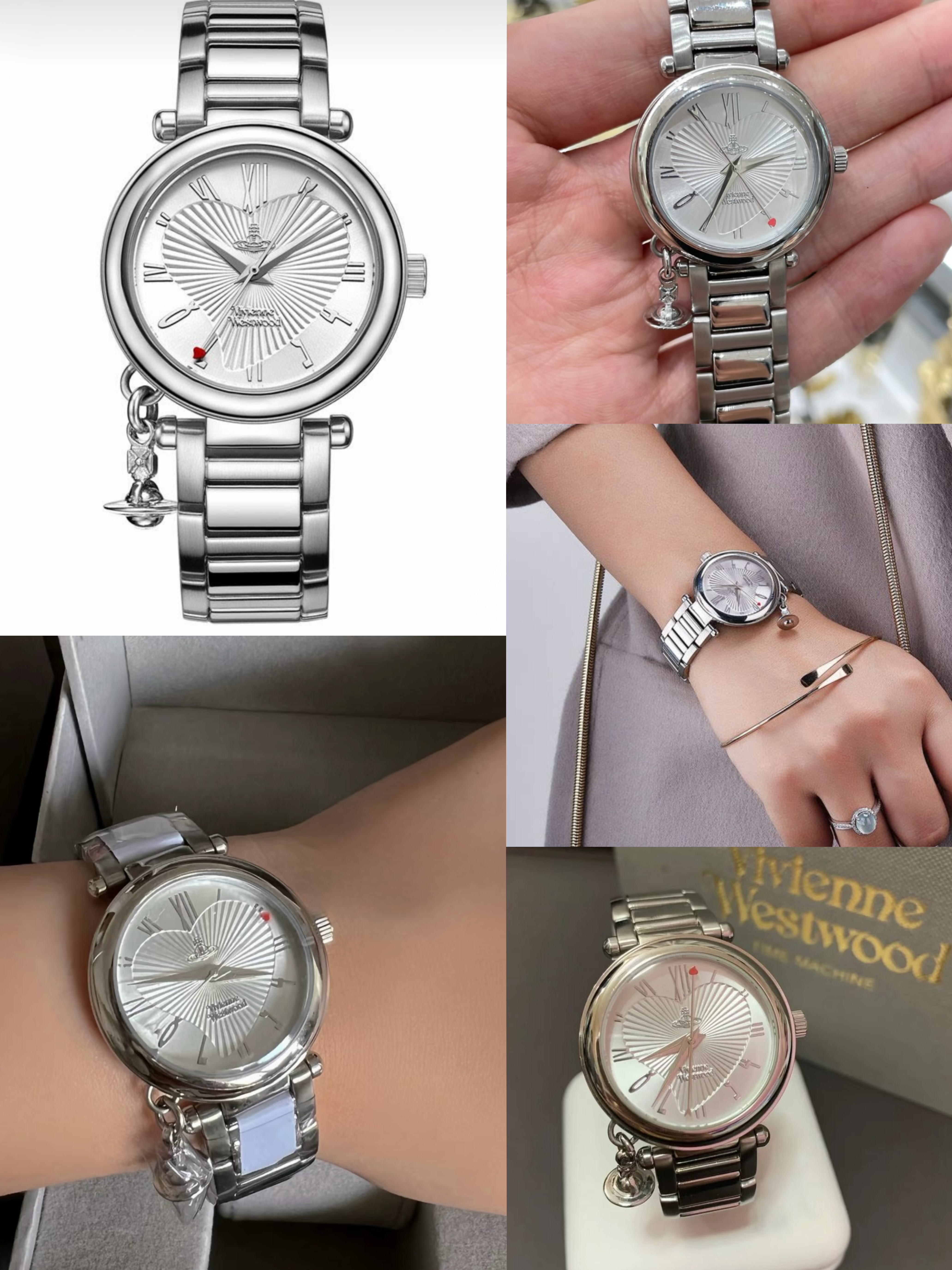 Vivienne Westwood 愛心雕刻錶盤