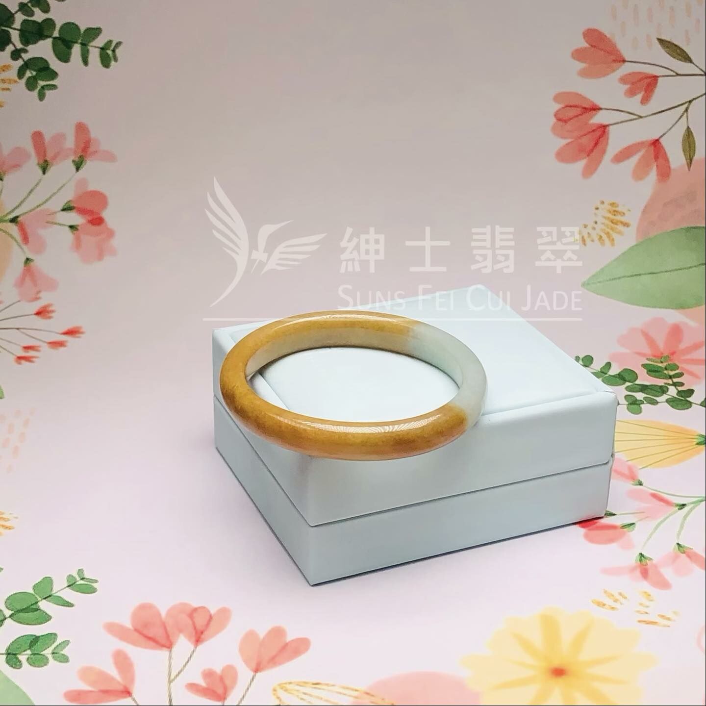 大馬坎翡色貴妃鐲53.3mm