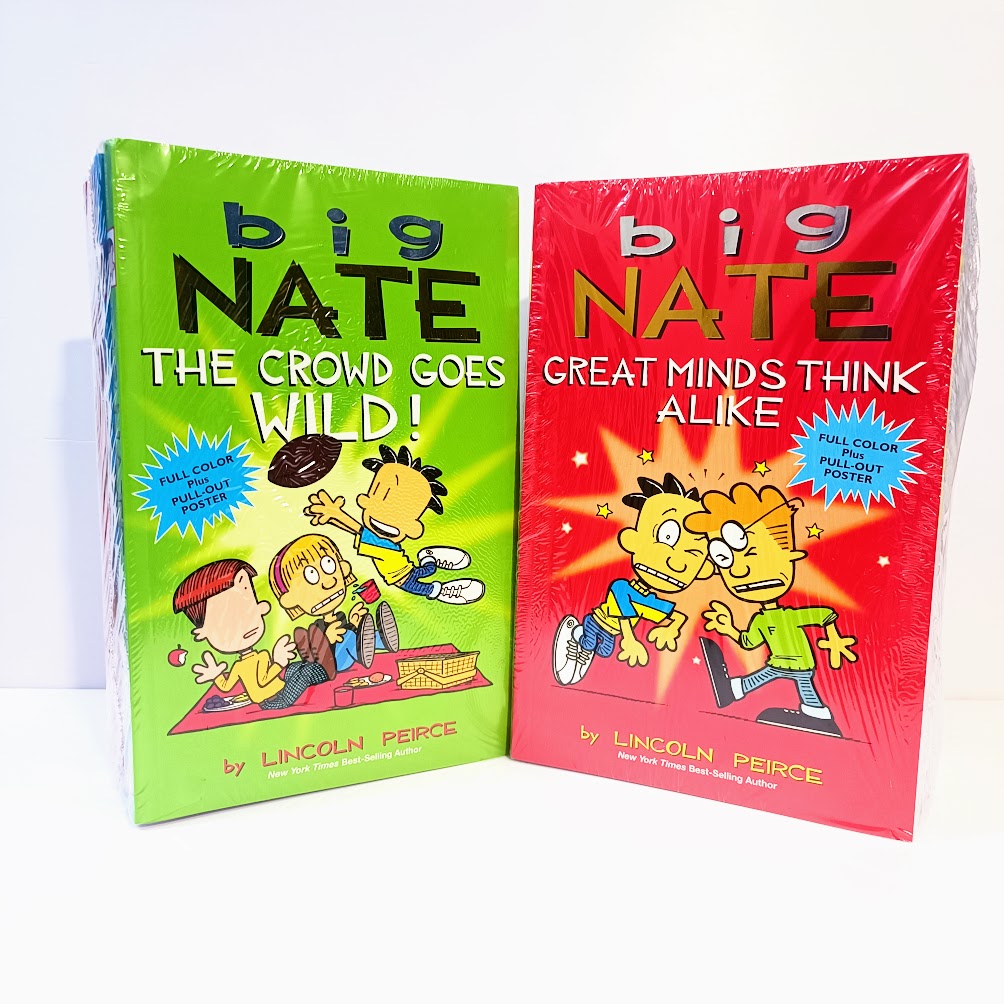 Big Nate 12 books Collection by Lincoln Peirce  |Age 8-12 | 全彩 |大內特冒險記  |B417