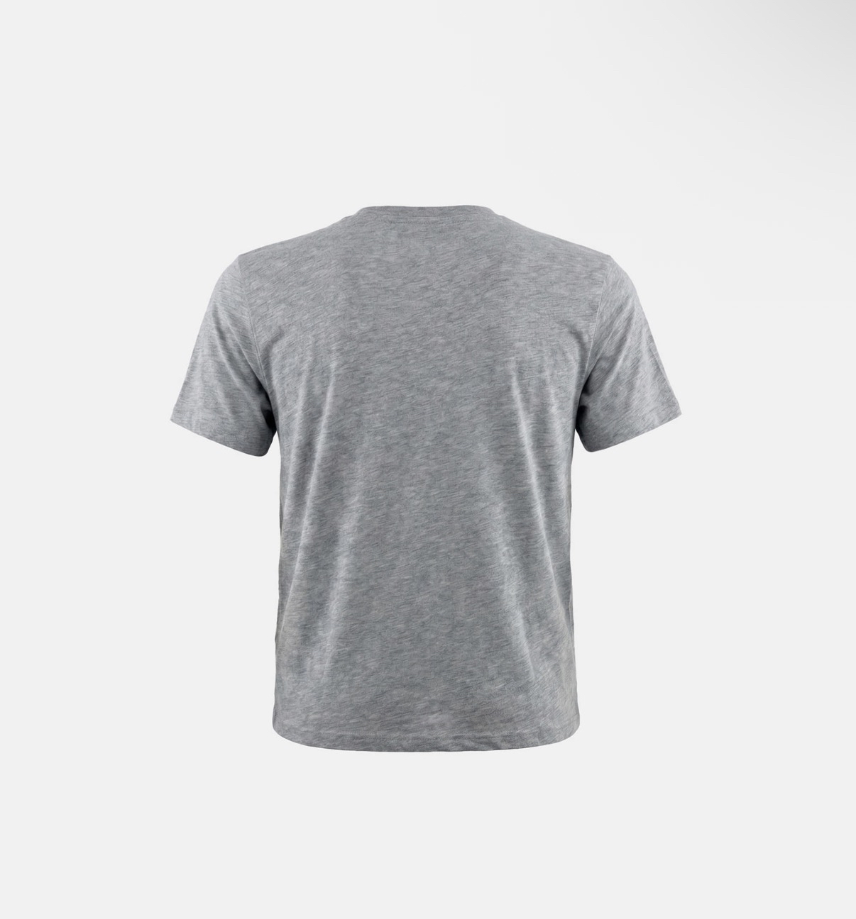 BADBLOOD新款[w-tee26-169] Lion Crest Print 1/2 Henley T-Shirt - Gray