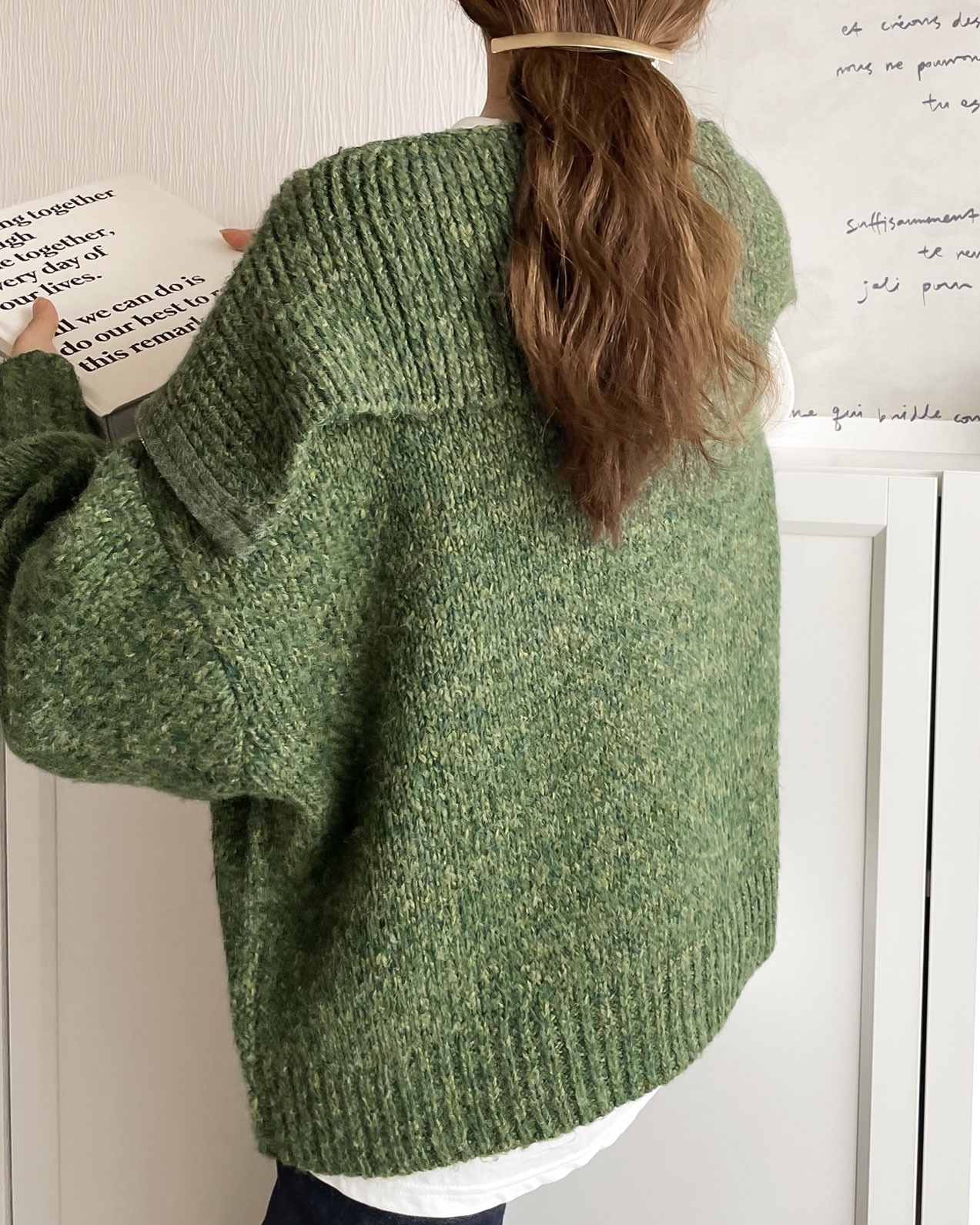 水手領半拉鏈針織上衣【JT024】