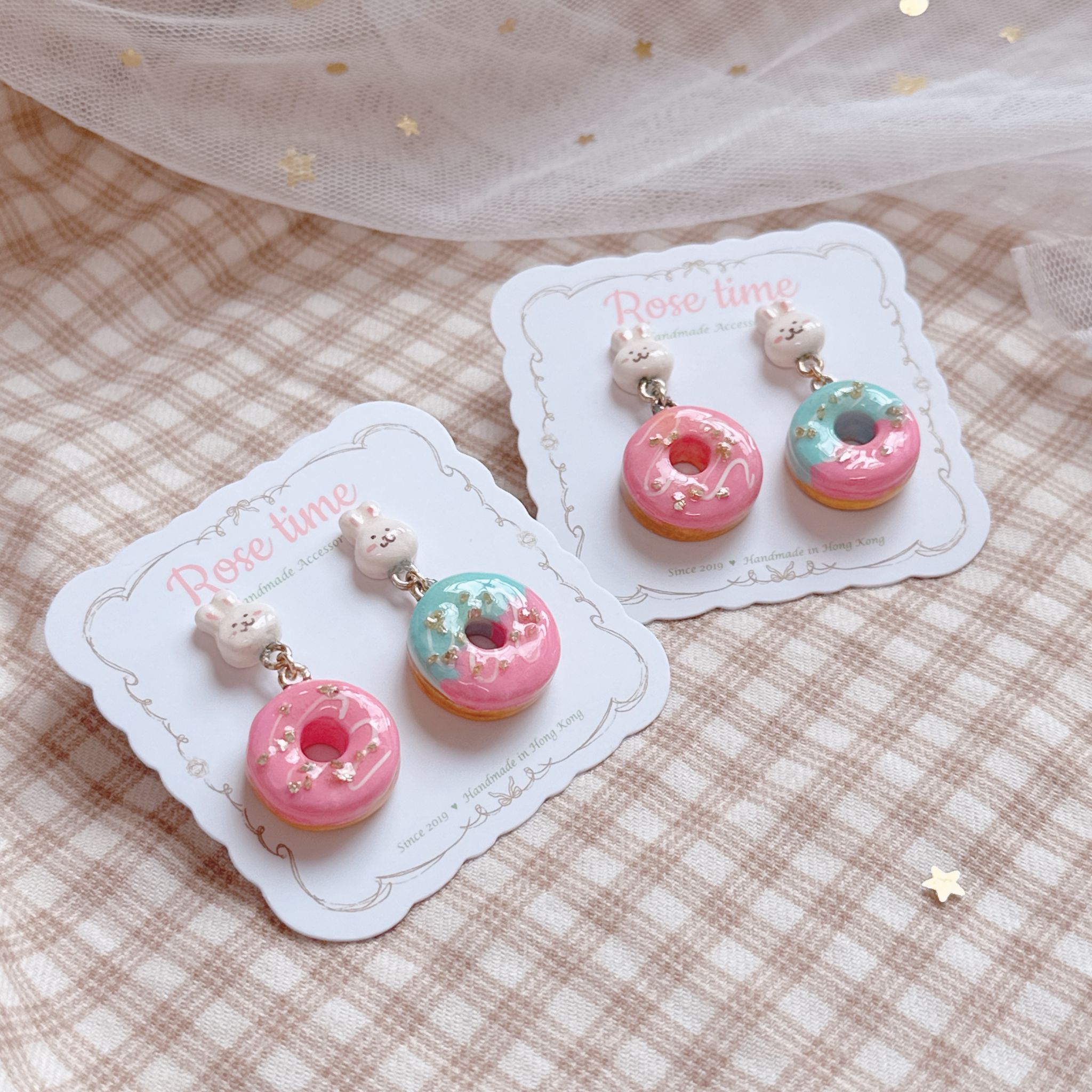 手繪兔仔金冬甩🍩 金箔粒粒