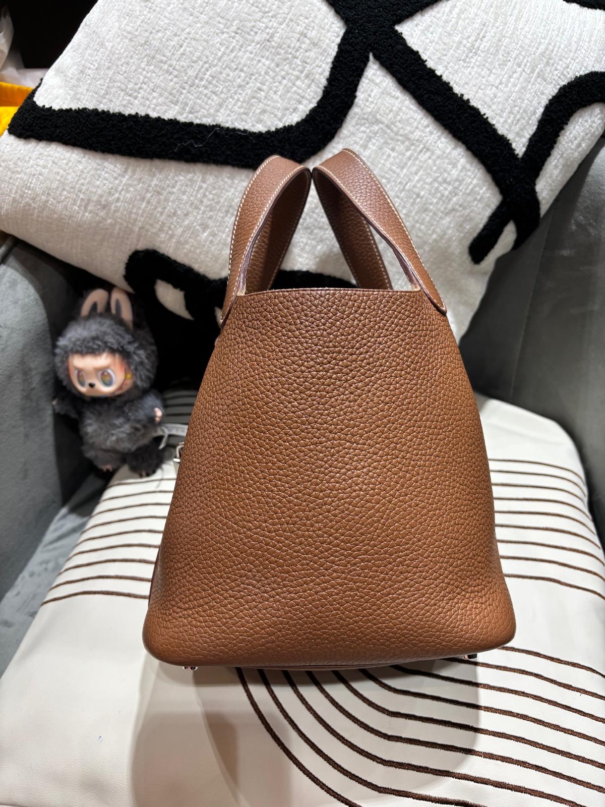 Hermes Picotin 18 STAMP Z Gold 100%Authentic ,93%new  ✅key lock ✅dust bag