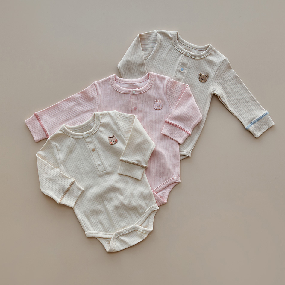 DOTTODOT SUPIMA優質棉系列-果凍人物包屁衣 SIZE100