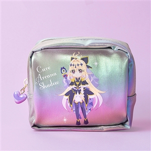 名偵探光之美少女 PreCure 迷你系列 方形化妝袋 Cure Arcana Shadow #P-PCG1118 [TOEI] (BACK-ORDER) 