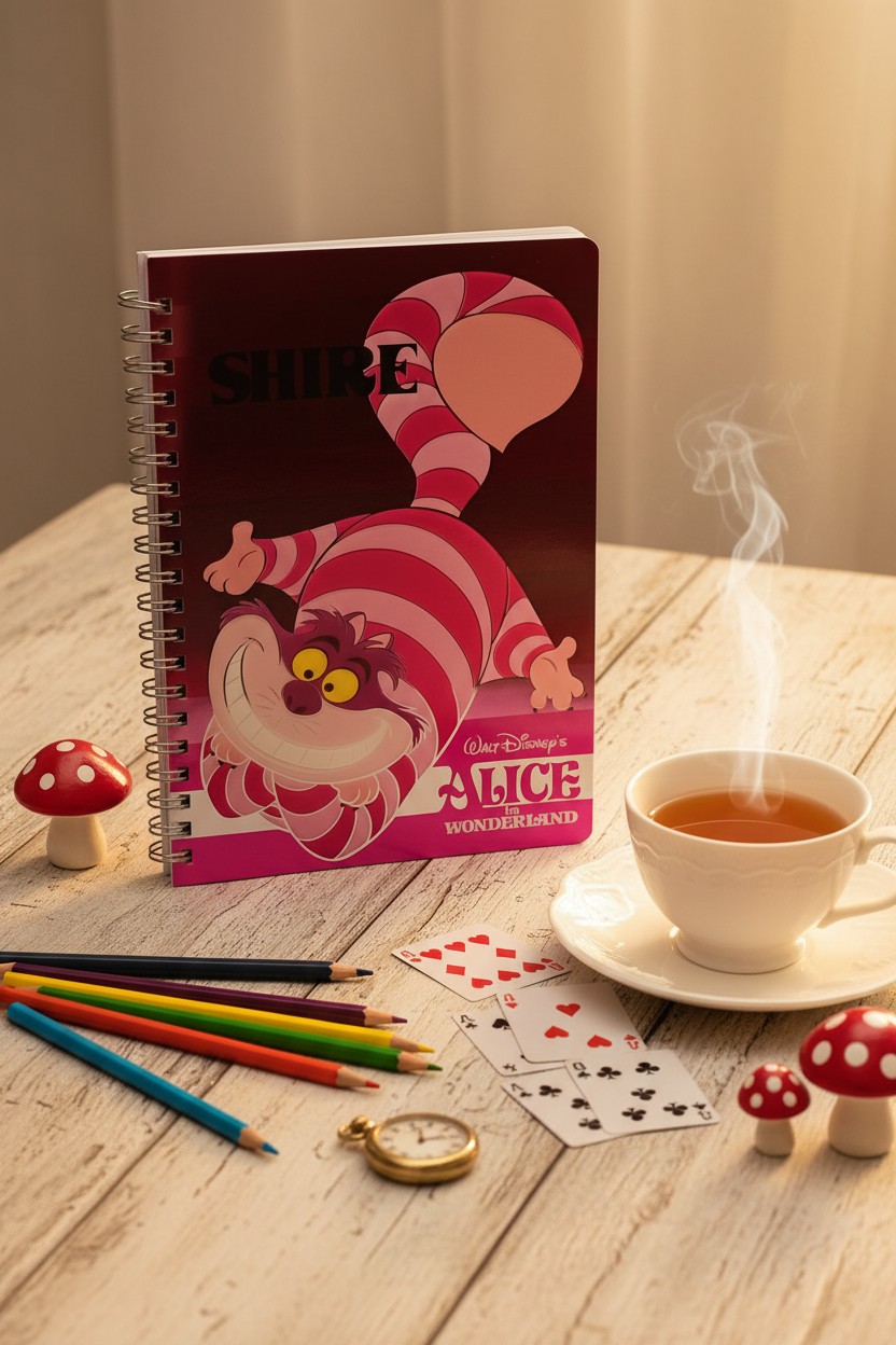 A5線圈橫線筆記本 Cheshire Cat   (2620-340)