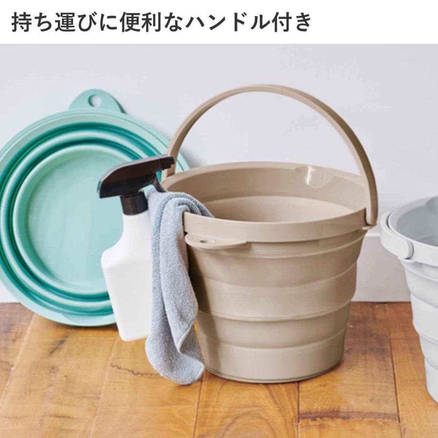日本伊勢藤粉色系列折疊式(8L)水桶