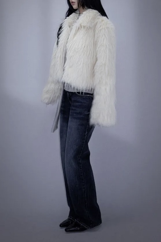 Low-Rise Washed Denim