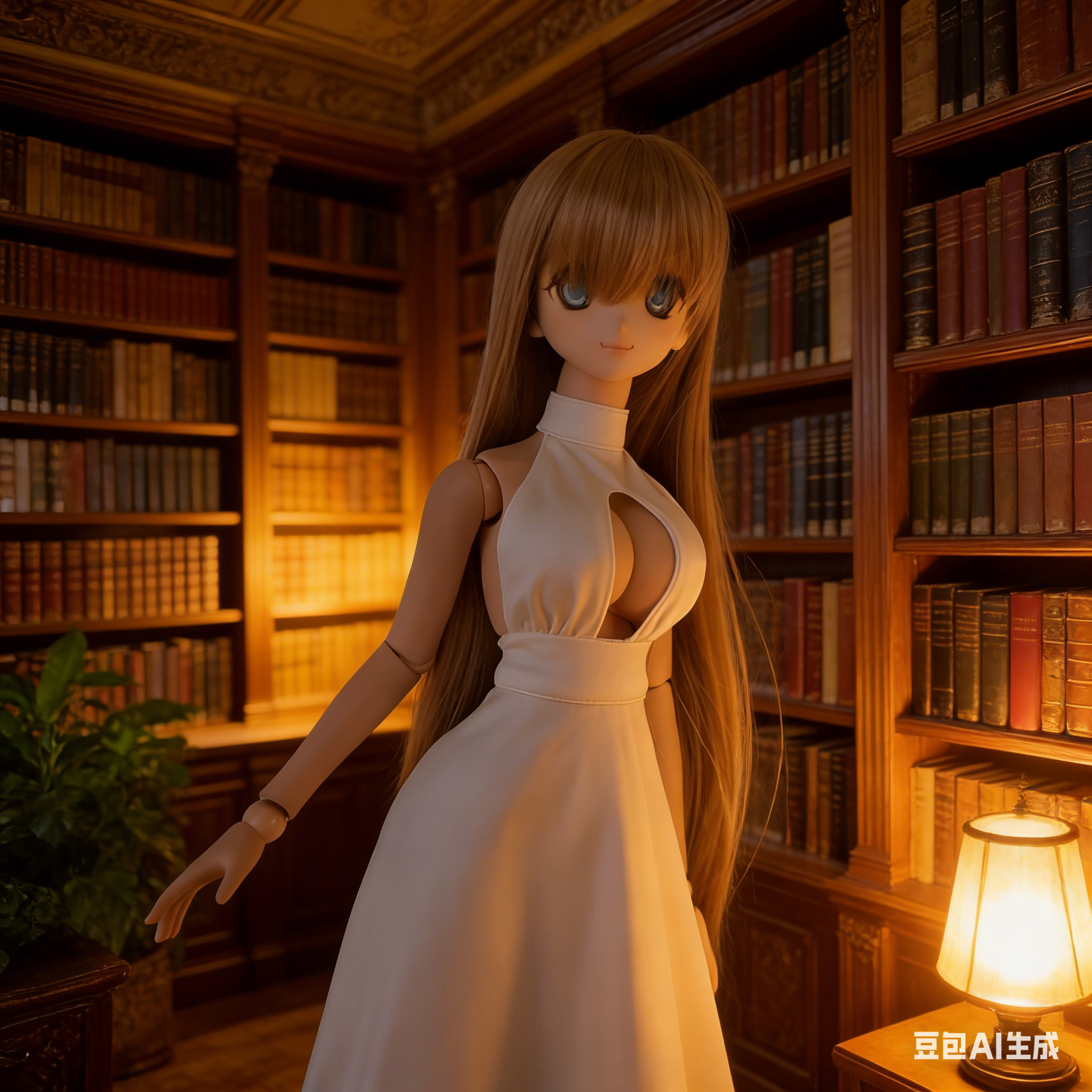 【dollremi】(DD0283D) 開胸長裙 Open chest Long Dress