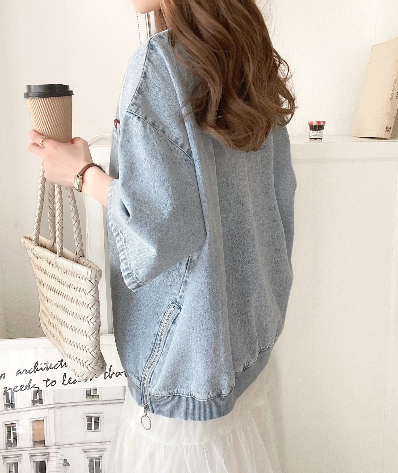 日本復古風牛仔衫