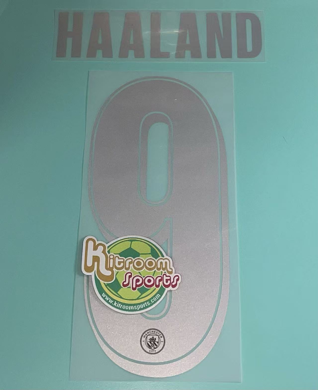 2025-26 Manchester City Away UCL Nameset #9 HAALAND