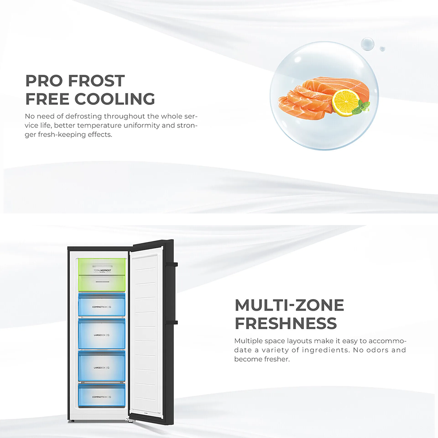 Haier 226L Upright Freezer (HUR-261NE)