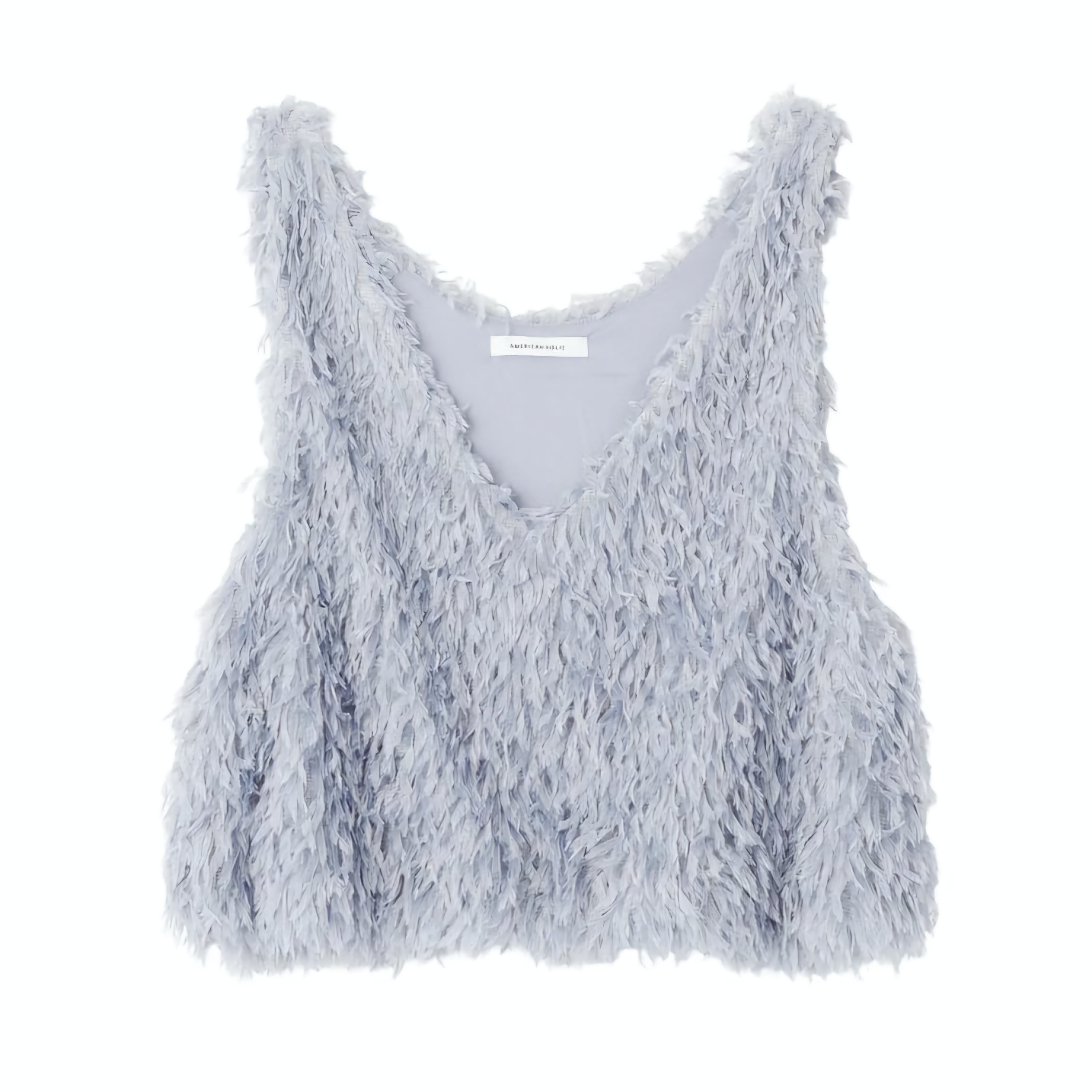 日本預購 V領羽毛背心