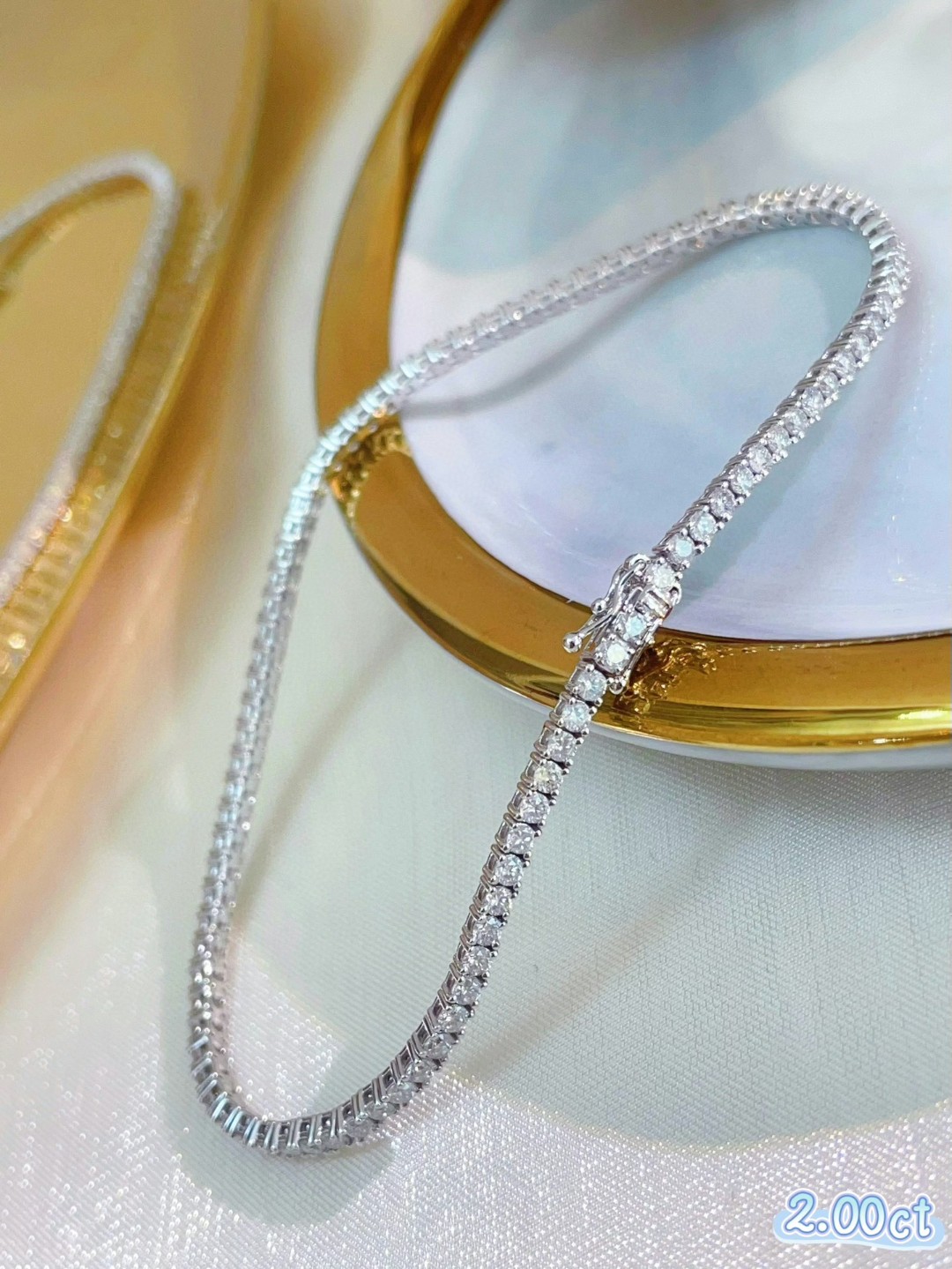 50% Deposit for one 18k Diamond Bracelet & One 18K Yellow Diamond Ring 