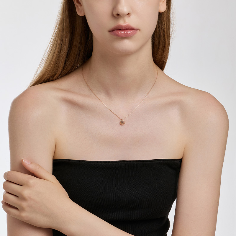 DIDIER DUBOT Mon Paris 玫瑰金頸鏈 (JDPNR5F044B)