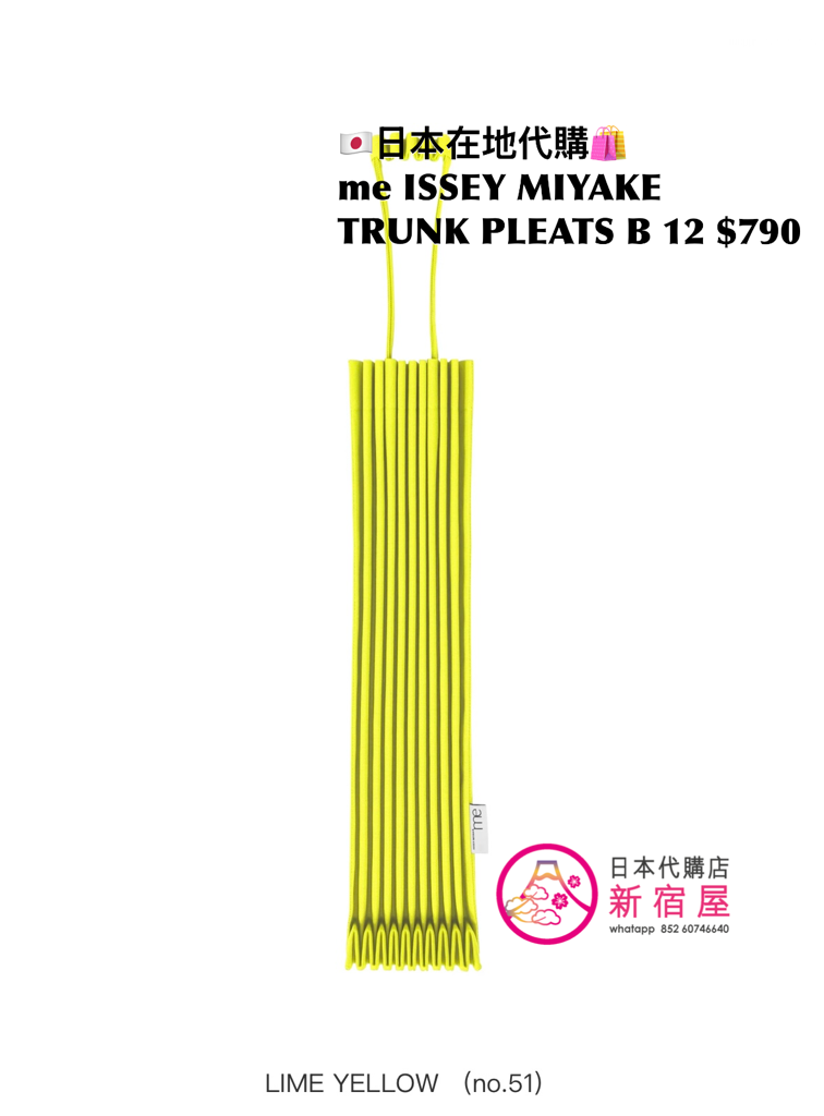 me ISSEY MIYAKE TRUNK PLEATS BAG 12