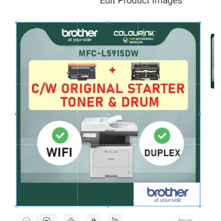 Brother MFC-L5915DW A4 3-in-1 Fax  Mono Laser Printer Duplex WiFi Mobile Print similar L2550DW L2770DW L5900DW