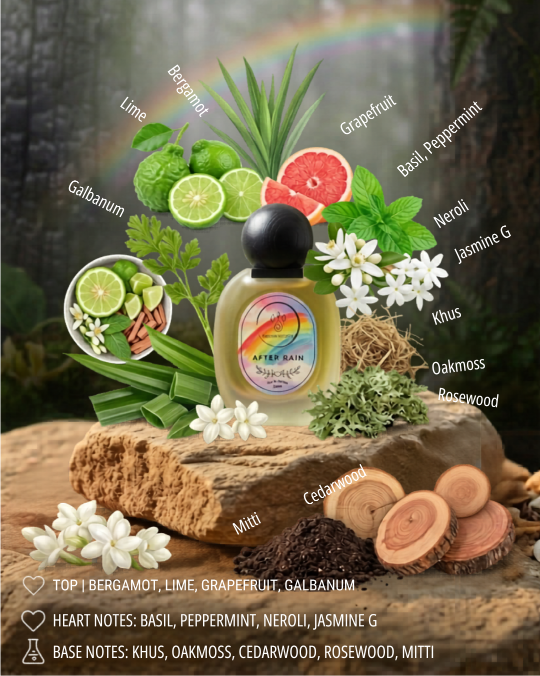 RL Breathe Out Love AFTER RAIN Perfume 30ML