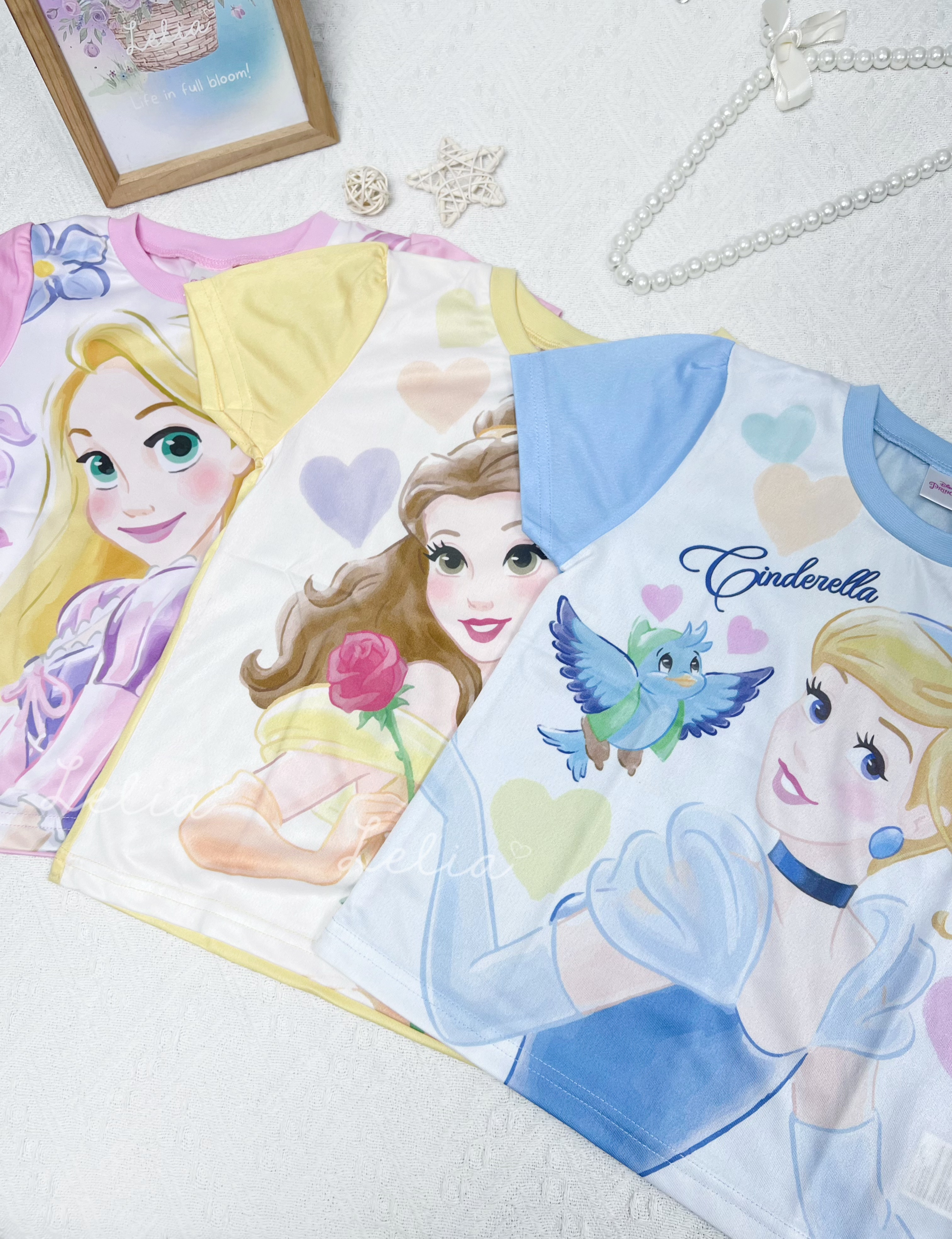 ▫️部分現貨▫️迪士尼公主油畫風速乾Tee