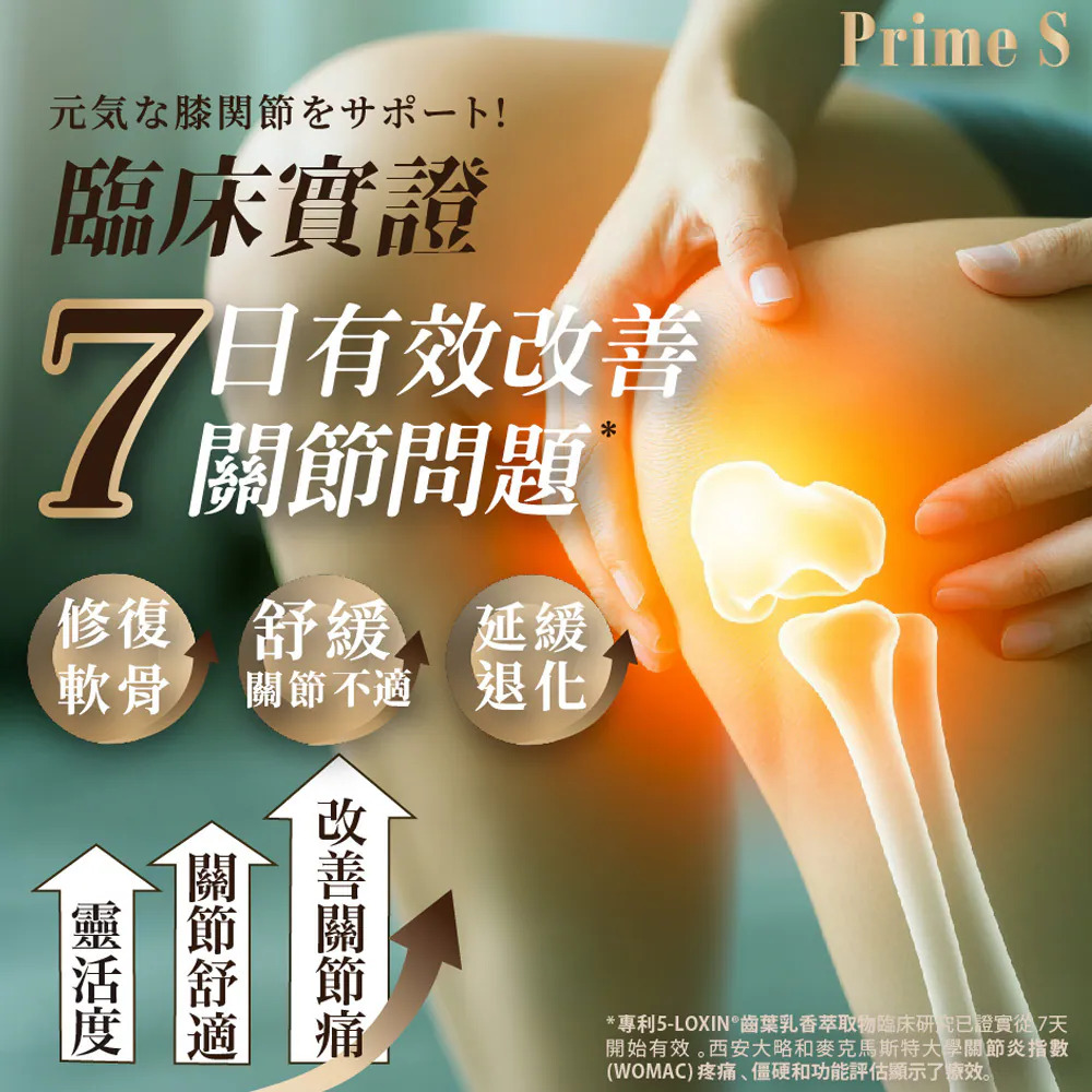 Prime S - 筋骨腱護關節丸 