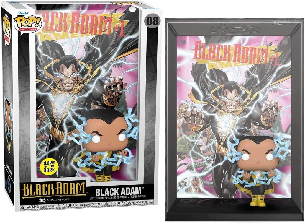 📦訂購 美國代購 Funko POP! DC COMICS Comic Covers Black Adam (Glow) Figure 黑亞當 模型