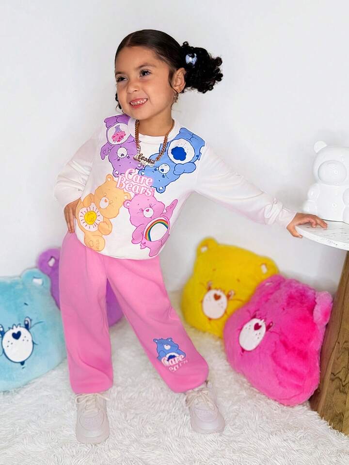 🌈可愛卡通熊兒童套裝🐻