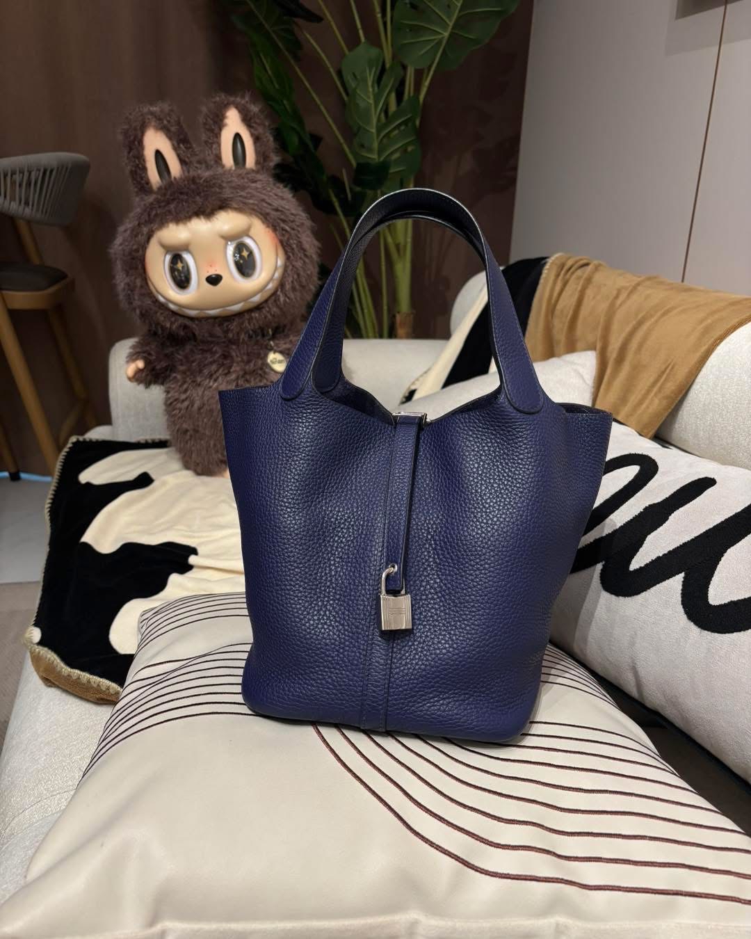 Hermes Picotin 22, Stamp C, 100%Authentic ,95%new ✅key lock ✅dust bag