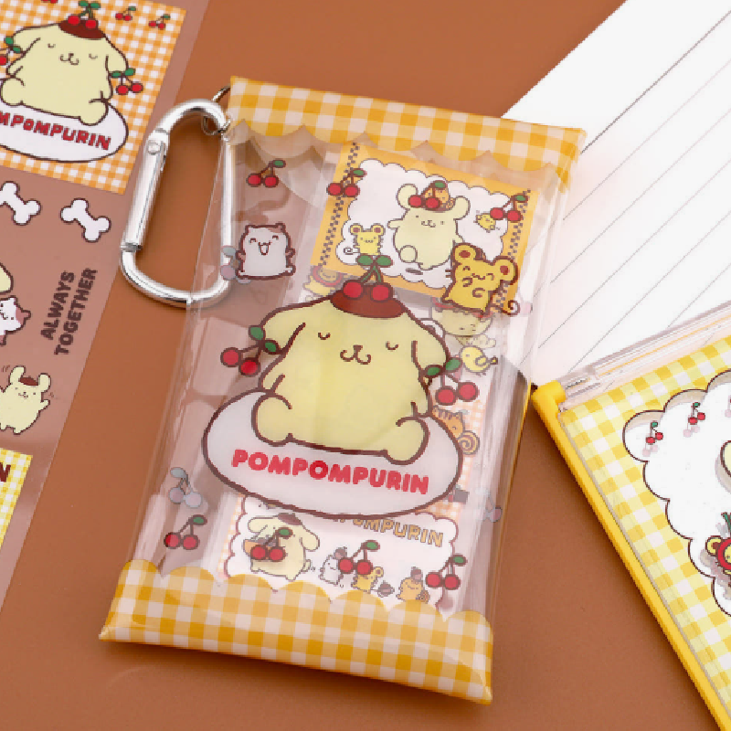  【預訂】韓國直送 Sanrio 布甸狗透明卡套鑰匙扣收納包