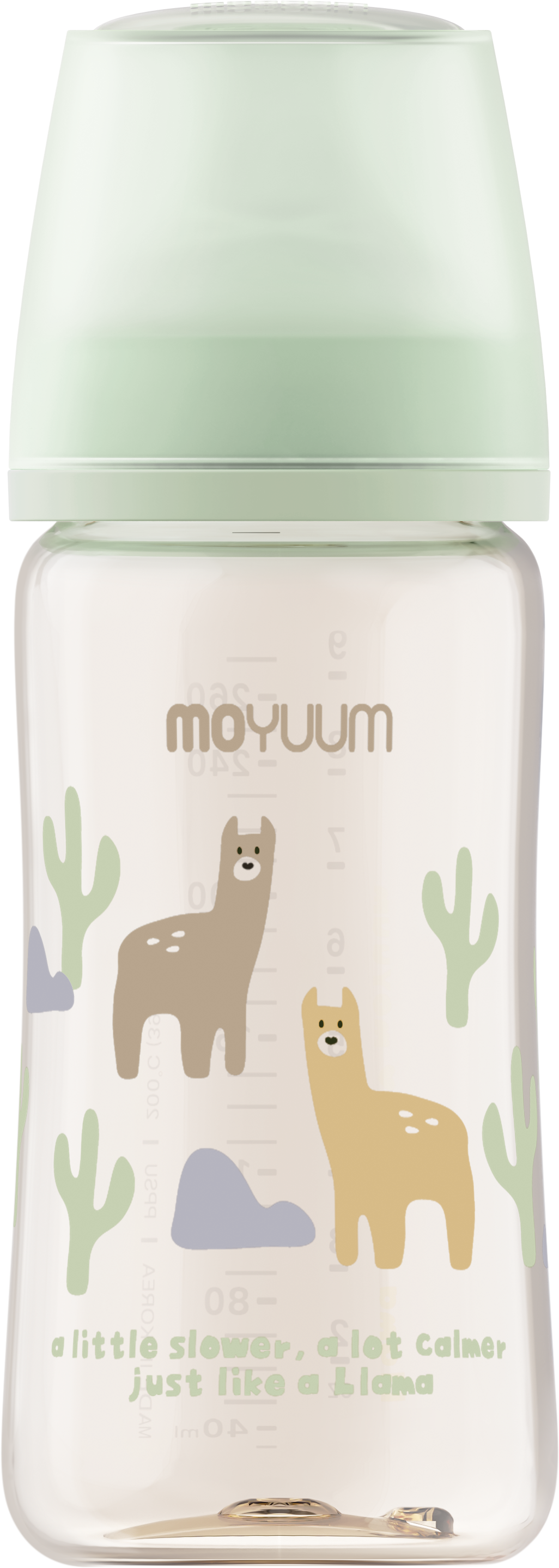 Moyuum - PPSU 寬口防漲氣奶瓶270ml(草泥馬) _MY259                 