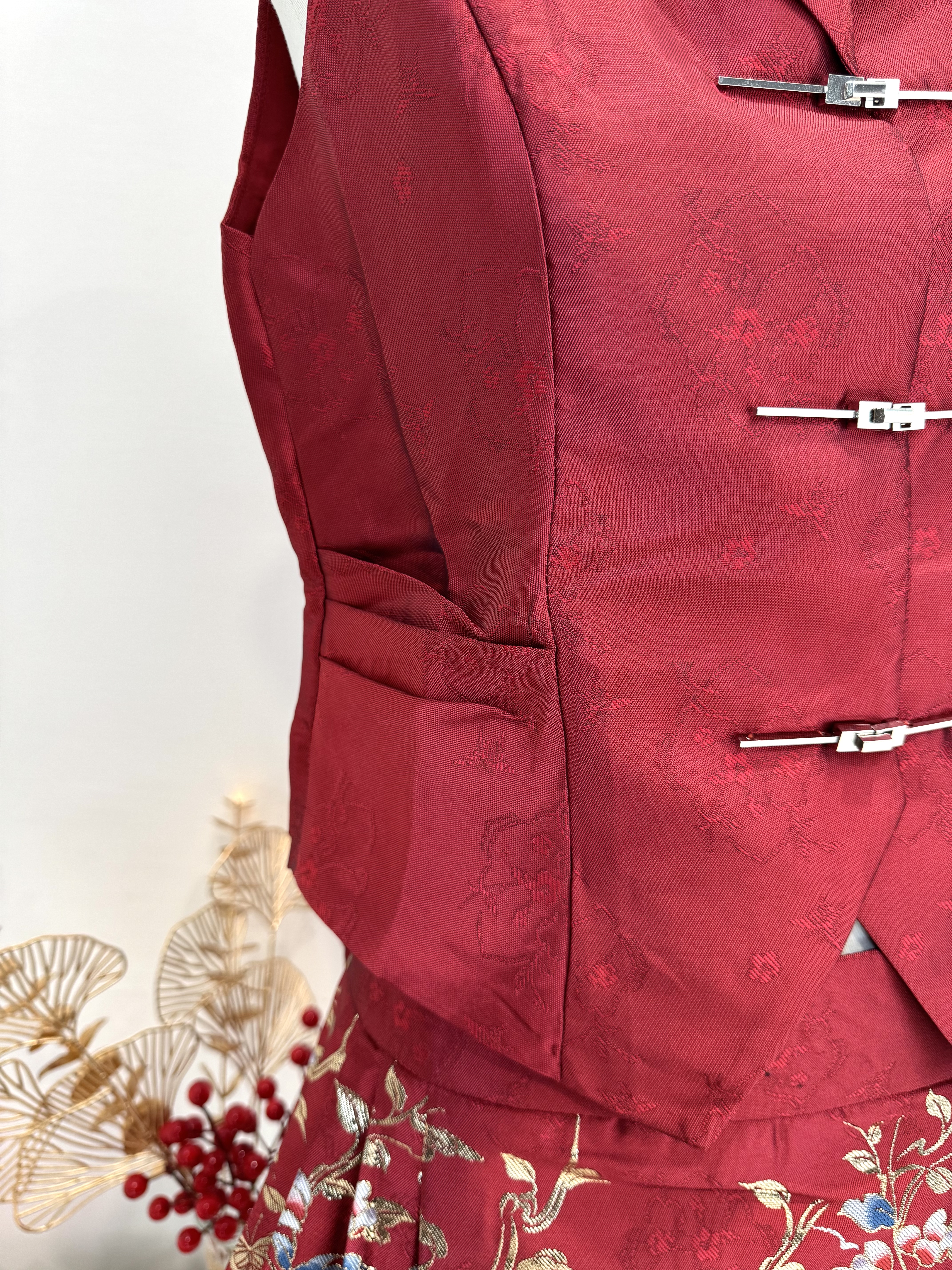 “锦织归韵” 新中式马甲+马面裙套装 (3 colours) 高品✨Premium Quality