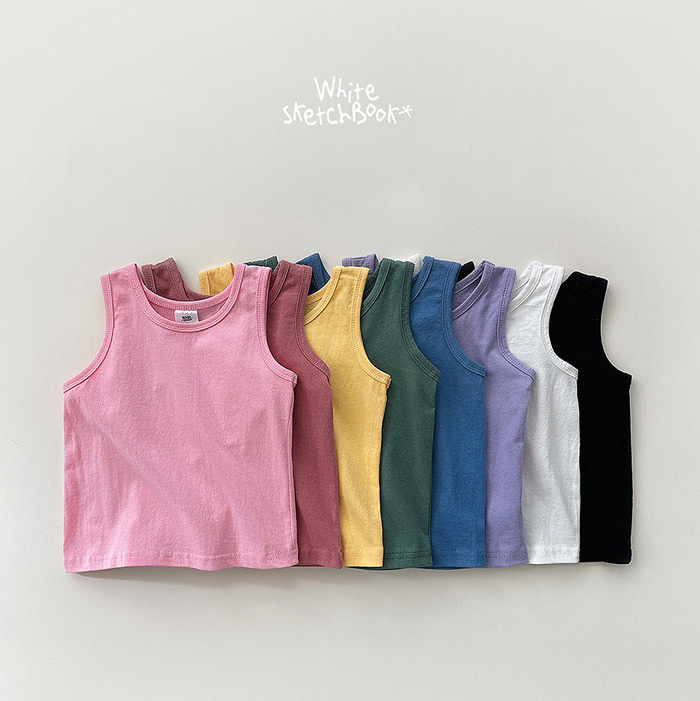 🇰🇷WhiteSketchBook背心